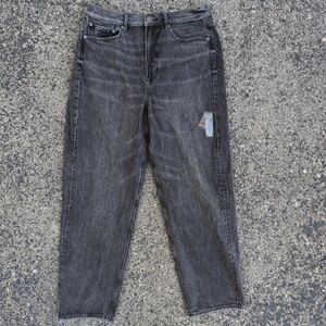 Brand New American Eagle Black Wash Comfort Stretch Baggy Jean 12